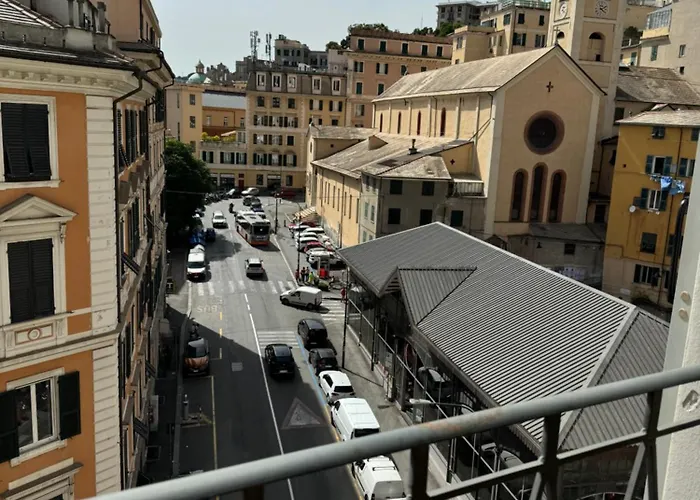 아파트 La Chicca Del Carmine 제노바